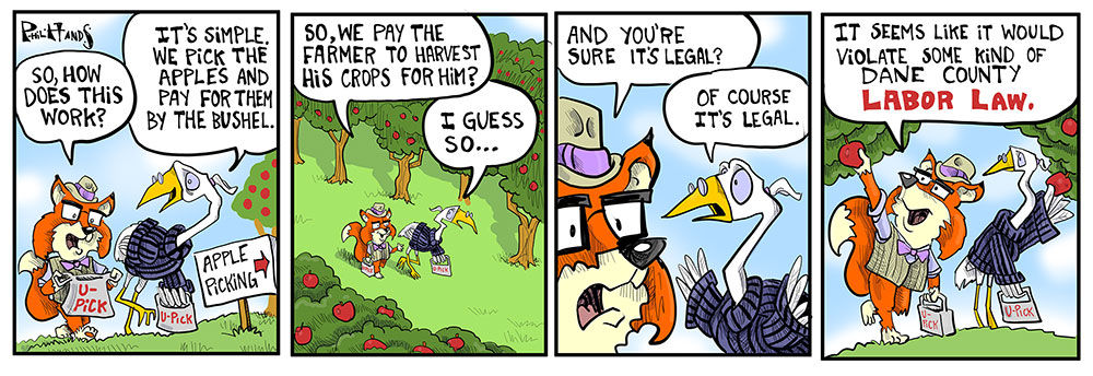 Apple pickin'